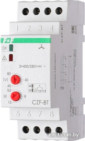 Реле контроля фаз Евроавтоматика F&F CZF-BT EA04.001.004