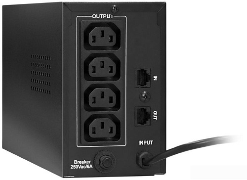 Источник бесперебойного питания ExeGate UNB-450.LED.AVR.C13.RJ EP285589RUS