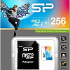 Карта памяти Silicon-Power Elite microSDXC SP256GBSTXBU1V20SP 128GB (с адаптером)