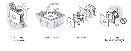 Вытяжной вентилятор CATA X-MART 10 Inox hygro
