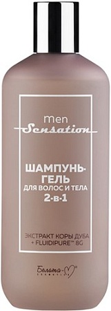Шампунь Белита-М Men Sensation для волос и тела 2 в 1 400 г