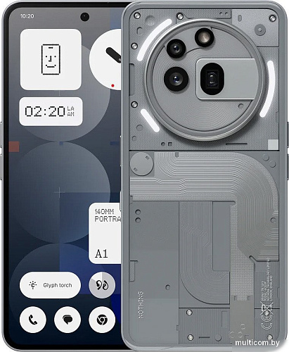 Телефон Nothing Phone (3a) Pro 12GB/256GB (серый)