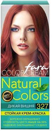 Крем-краска Fara Natural Colors 327 дикая вишня 50 мл