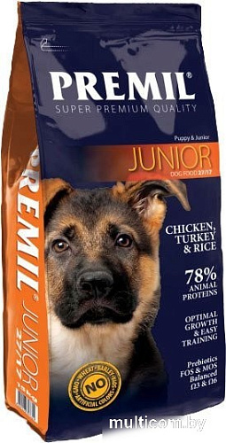Сухой корм для собак Premil Junior Super Premium 2.5 кг
