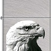 Зажигалка Zippo Chrome Arch 24647 Eagle Head