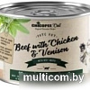 Консервированный корм для кошек Chicopee Kitten с говядиной, курицей и олениной 195 г