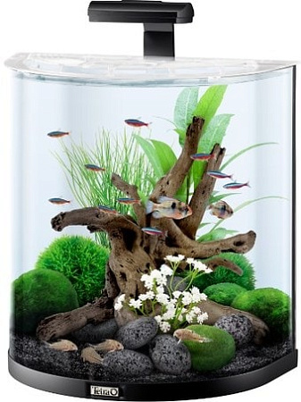 Аквариумный набор Tetra AquaArt LED Explorer Line 60 л (черный)