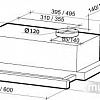 Кухонная вытяжка SHINDO MAYA 60 1M B/BG