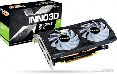 Видеокарта Inno3D GeForce GTX 1660 Super Twin X2 6GB GDDR6 N166S2-06D6X-1712VA15LB