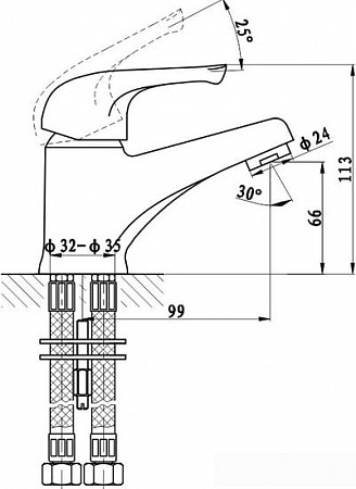 Смеситель Gross Aqua Base 6238258C