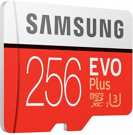 Карта памяти Samsung EVO Plus 2020 microSDXC 256GB (с адаптером)