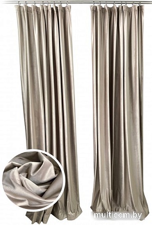 Комплект штор Ника Зварико 7300250/2 3.0x2.5 м (светло-кофейный 5)