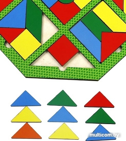 Головоломка WoodLand Toys Калейдоскоп Полянка 083403