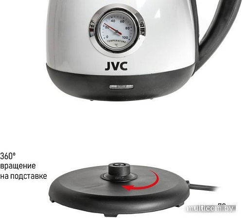 Электрический чайник JVC JK-KE1717 (белый)