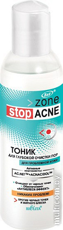 Belita Тоник для лица Zone Stop Acne Для глубокой очистки пор (150 мл)