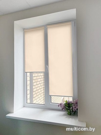 Рулонные шторы АС МАРТ Шатти 78x150 (светло-бежевый)