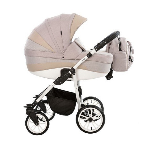 Универсальная коляска Indigo Duo (2 в 1, In 01, бежевый)