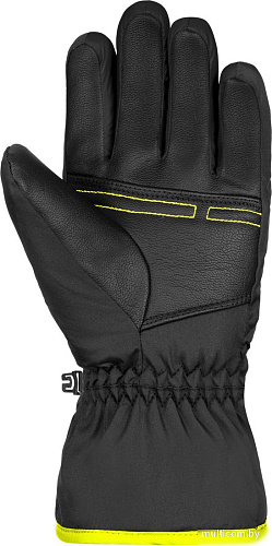 Горнолыжные перчатки Reusch Alan Junior 6361115-7002 (р-р 6.5, Blck/Bril Blu/Safety Yell)