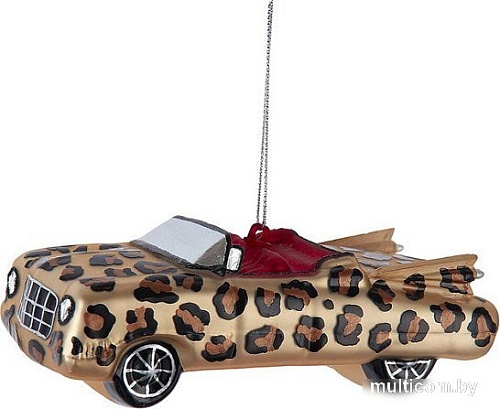 Елочная игрушка Kurt S. Adler Леопардовый кабриолет T3612