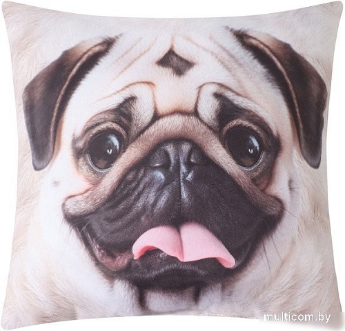 Декоративная подушка Этель Мопс 9845173