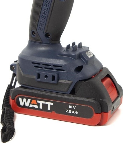 Дрель-шуруповерт WATT WAS-18 Li-2BL 1.018.050.00 (с 2-мя АКБ, кейс)