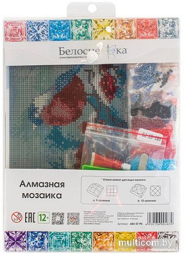 Алмазная мозаика Белоснежка Ветка рябины 483-ST-PS