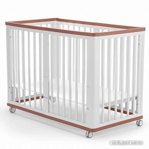 Кроватка-трансформер Nuovita Ferrara 125x65 (белый)