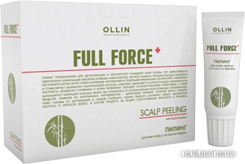 Пигмент Ollin Professional Hair & Scalp Purfying Scalp Peeling с экстрактом бамбука 10х15мл