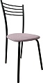 Стул Лидмаш SO-02 (черный/розовый)