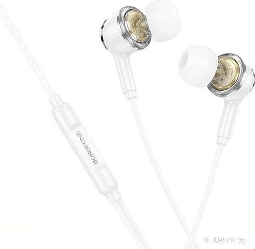 Наушники Borofone BM90 USB Lightning (белый)