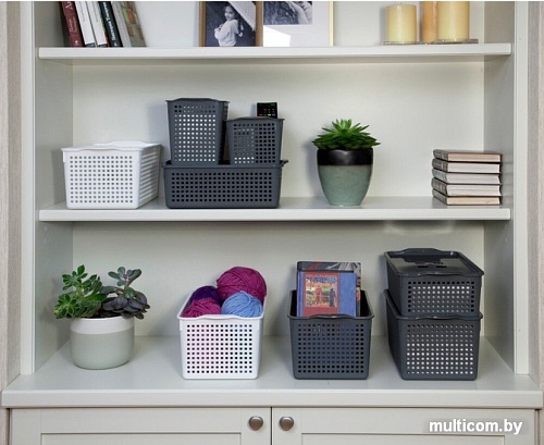 Корзина Violet Лофт 641006 (белый)