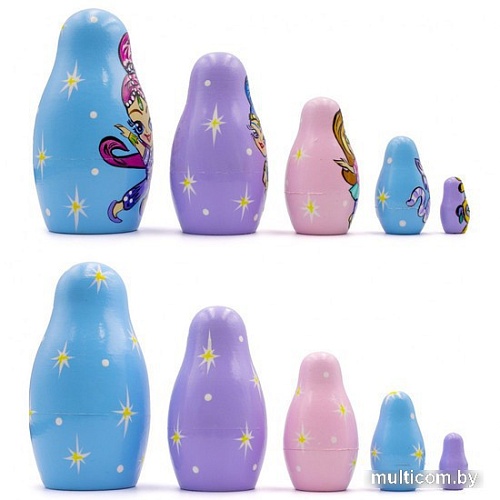 Развивающая игра Брестская Матрешка Шиммер и Шайн (набор 5 шт)