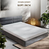 Защитный наматрасник Luxsonia Double Jersey 200x200x20 (белый)