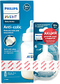 Бутылочка для кормления Philips Anti-Colic + Соска Anti-colic 2 шт SCS100/11 (330 мл)