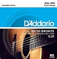 Струны для гитары D'Addario EJ11