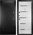 Металлическая дверь Guard Царга MG60 97х205 левая (черное серебро/белый ясень)
