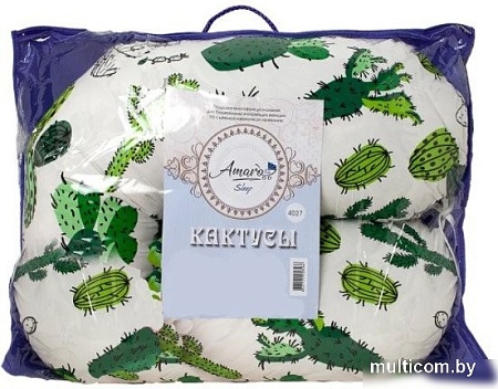 Подушка для беременных Amarobaby Кактусы AMARO-4001-K