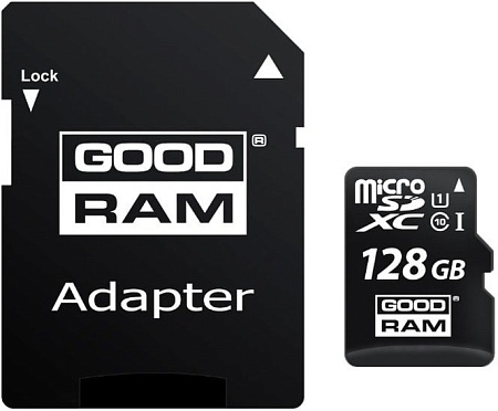 Карта памяти GOODRAM M1AA microSDXC M1AA-1280R11 128GB (с адаптером)