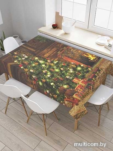 Скатерть JoyArty Праздник у камина tcox_381929_120x145