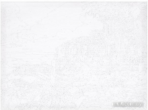 Картина по номерам MultiArt Мостик CANV30X40-BRI