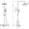 Душевая система IDDIS Shelfy SHESB3Fi06
