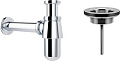 Сифон Wellsee Drainage System 182103005 (сифон, выпуск, хром)