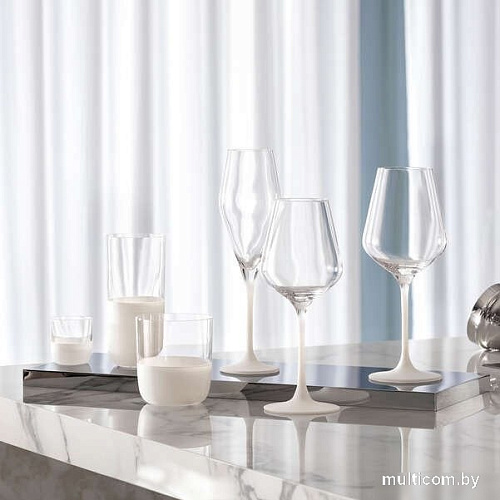 Набор бокалов для воды и напитков Villeroy & Boch Manufacture Rock Blanc 11-3799-8260 (4шт)