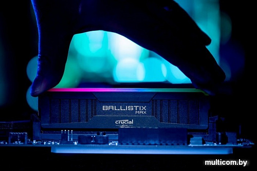 Оперативная память Crucial Ballistix MAX RGB 2x8GB DDR4 PC4-35200 BLM2K8G44C19U4BL