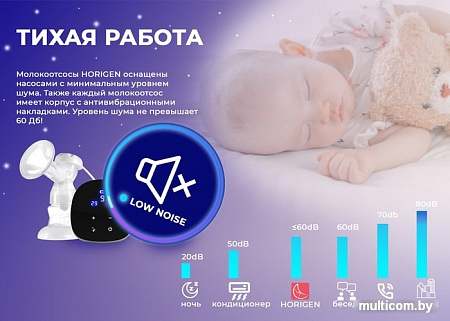 Электрический молокоотсос Horigen XN-2219MB/XH