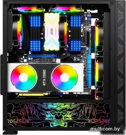 Корпус Soeyi AX8-B20 Tempered Glass