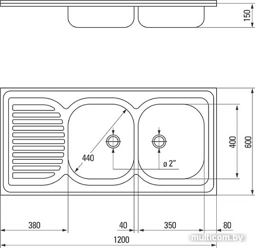 Кухонная мойка Deante Tango ZE6 0210 (сатин)