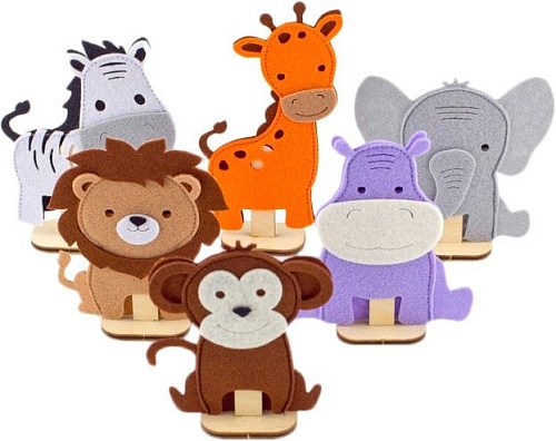 Развивающая игра Фетров Пальчиковый театр Зоопарк 1101004