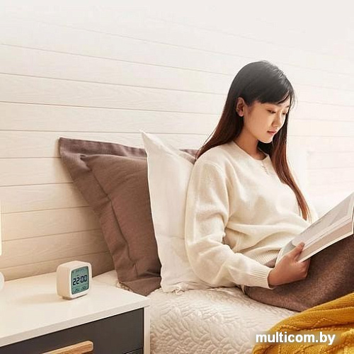 Термогигрометр Cleargrass Bluetooth Thermometer Alarm Clock White CGD1 (янтарный белый)