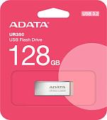 USB Flash ADATA UR350 128GB UR350-128G-RSR/BG (серебристый/коричневый)